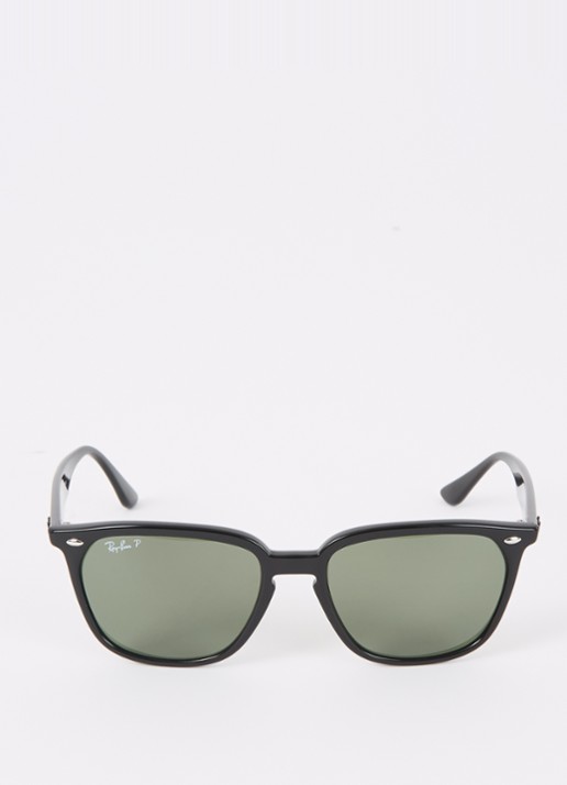 Ray-Ban Wayfarer zonnebril gepolariseerd RB4362 - detail zwart