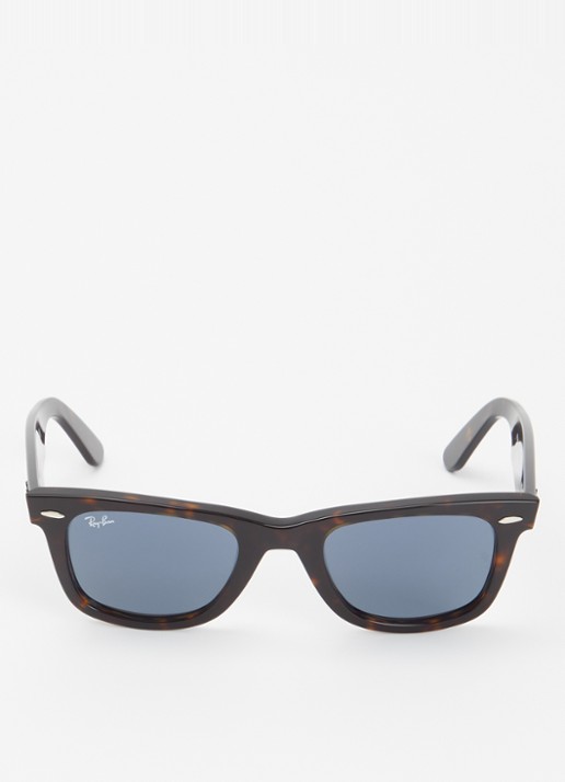 Ray-Ban Wayfarer zonnebril RB2140 - detail donkerbruin