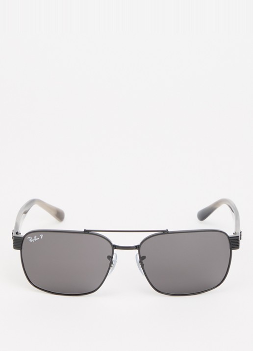 Ray-Ban Wayfarer zonnebril RB3751CH - detail grijs