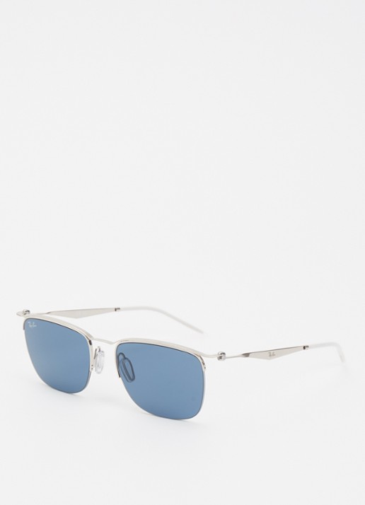Ray-Ban Wayfarer zonnebril RB8550 - voorkant 4 zilver