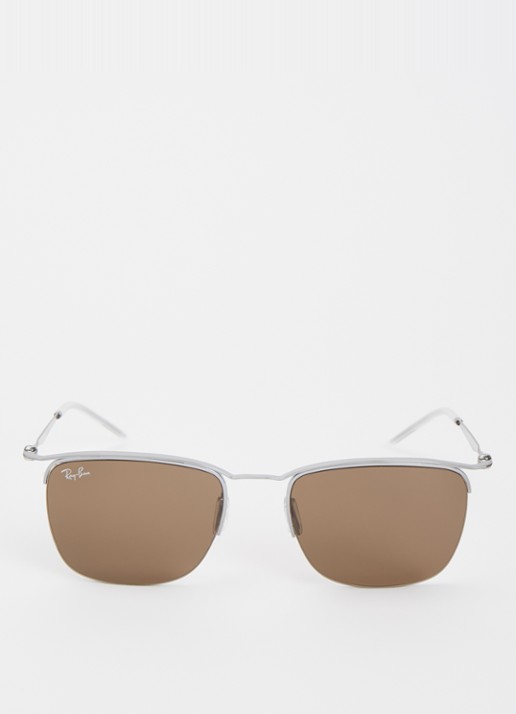 Ray-Ban Wayfarer zonnebril RB8850 - detail zilver