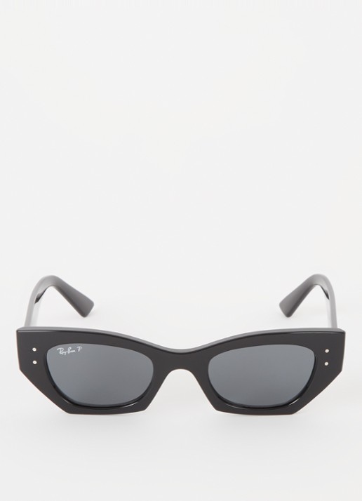 Ray-Ban Zena zonnebril gepolariseerd RB4430 - detail 3 zwart