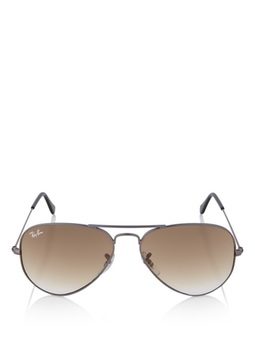 Ray-Ban Zonnebril Aviator Classic L RB3025 - voorkant 2 zilver