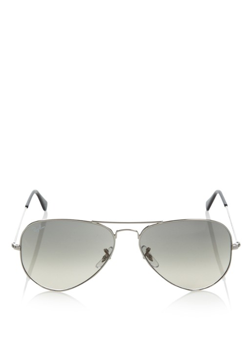 Ray-Ban Zonnebril Aviator Classic RB3025 - voorkant 3 zilver
