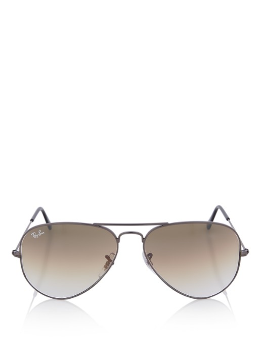 Ray-Ban Zonnebril Classic Aviator RB3025 - voorkant 4 donkergrijs