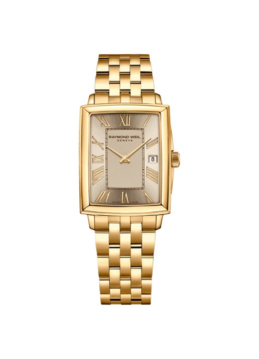 Raymond Weil Toccata Plated horloge 5925-P-00100 - voorkant 3 goud