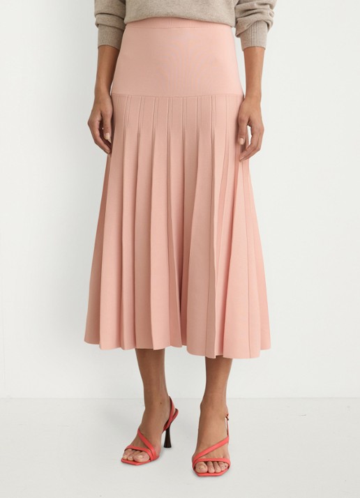 Reiss Alice midi rok met plooien