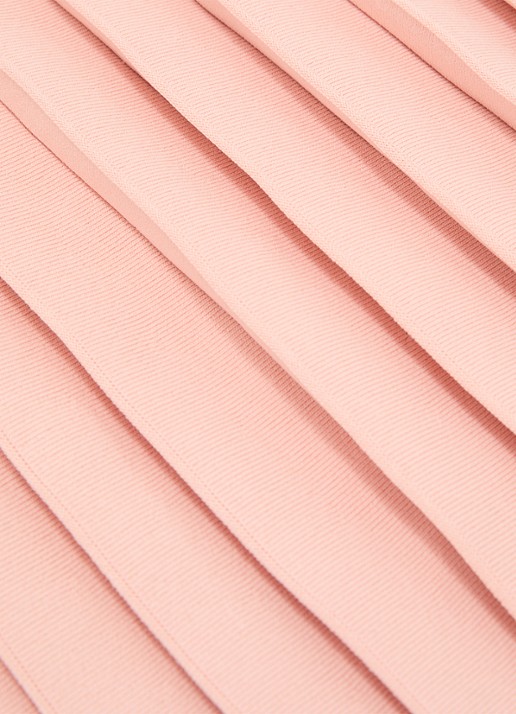 Reiss Alice midi rok met plooien - detail 3 oudroze