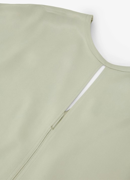 Reiss Alice mini jurk met gedrapeerd detail - detail 5 zilver