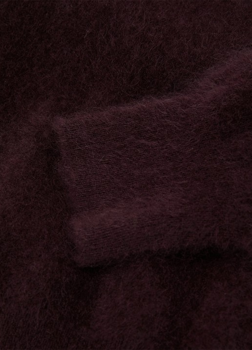 Reiss Alina fijngebreide pullover van kasjmier - detail 7 aubergine
