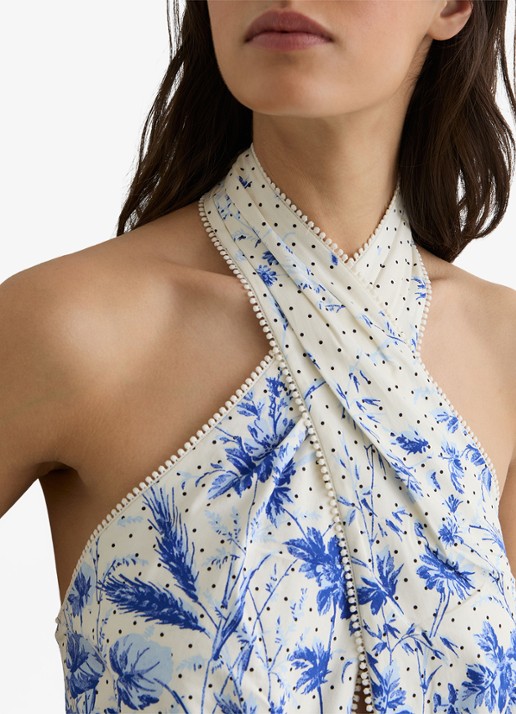 Reiss Amaya maxi jurk met bloemenprint