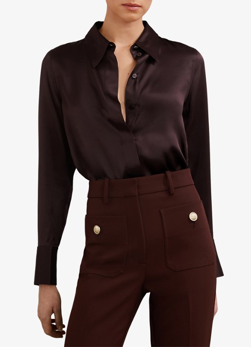 Reiss Ameira blouse van zijde