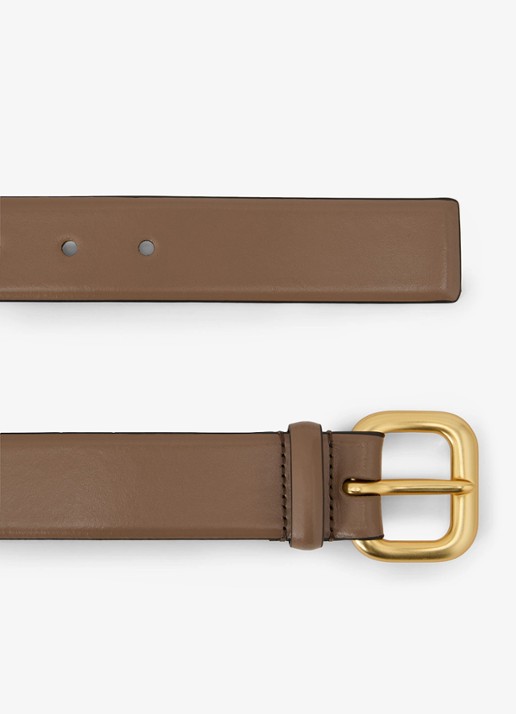 Reiss Arden riem van leer - detail 5 bruin