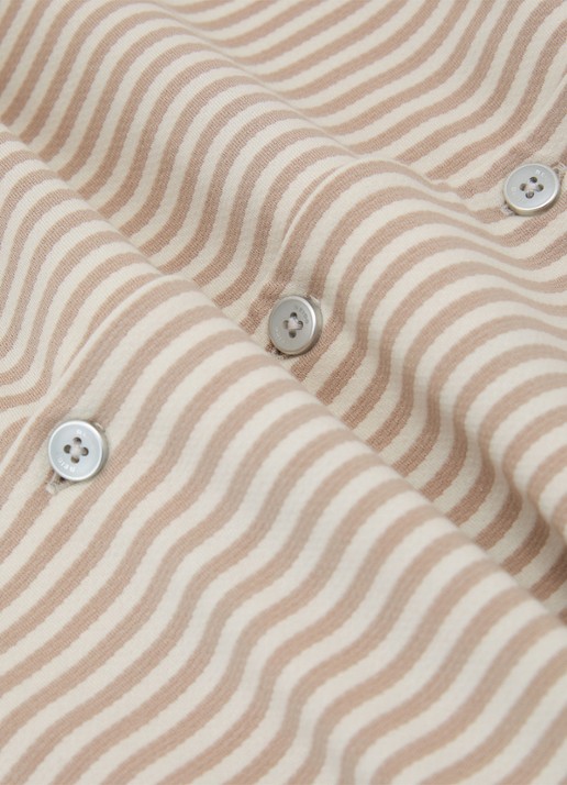 Reiss Aurelia overhemd met streepprint - detail 3 beige
