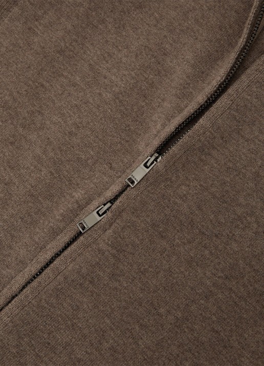 Reiss Ava fijngebreid vest in wolblend - detail 7 beige