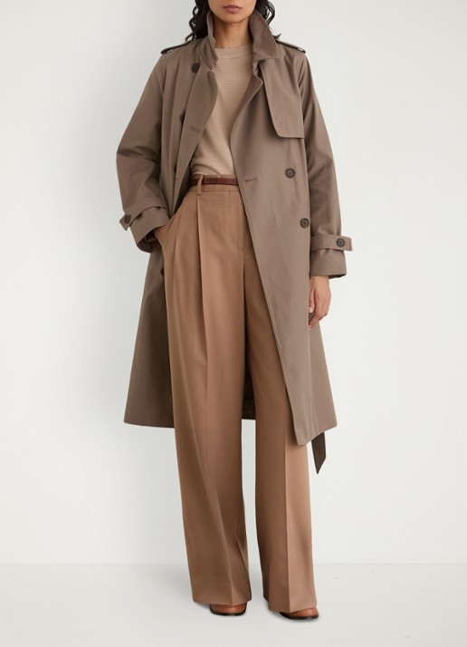 Reiss Azura Trenchcoat met ceintuur en afneembare capuchon