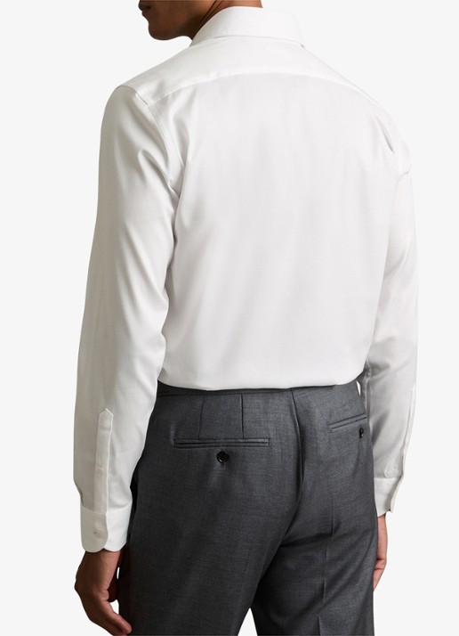 Reiss Bishopgate regular fit overhemd  - achterkant wit