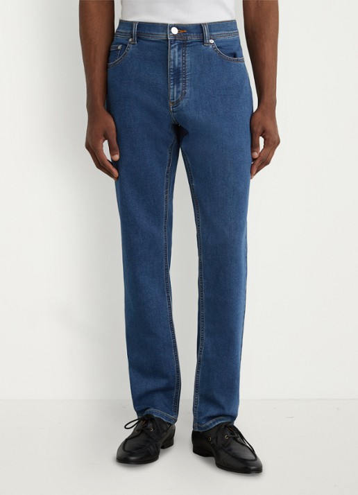 Reiss Bishopgate straight leg jeans met steekzakken