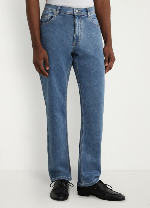 Reiss Bishopgate straight leg jeans met steekzakken