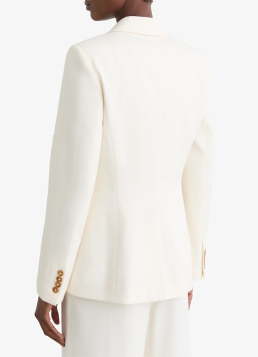 Reiss Blazer met klepzakken - achterkant 6 creme