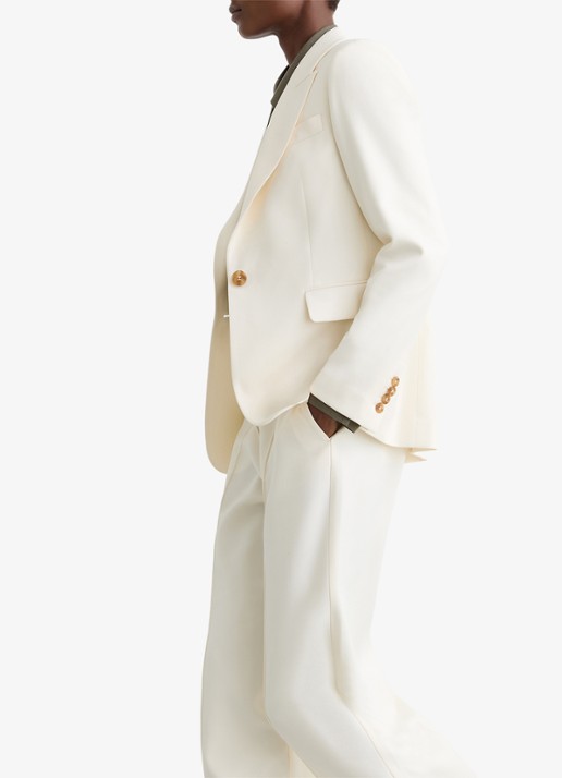 Reiss Blazer met klepzakken - detail 3 creme