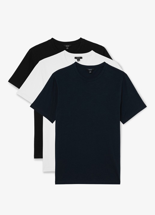 Reiss Bless T-shirt met ronde hals in 3-pack - voorkant 2 multicolor