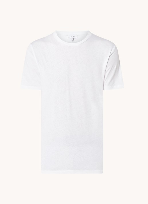Reiss Bless T-shirt met ronde hals   - voorkant 2 wit