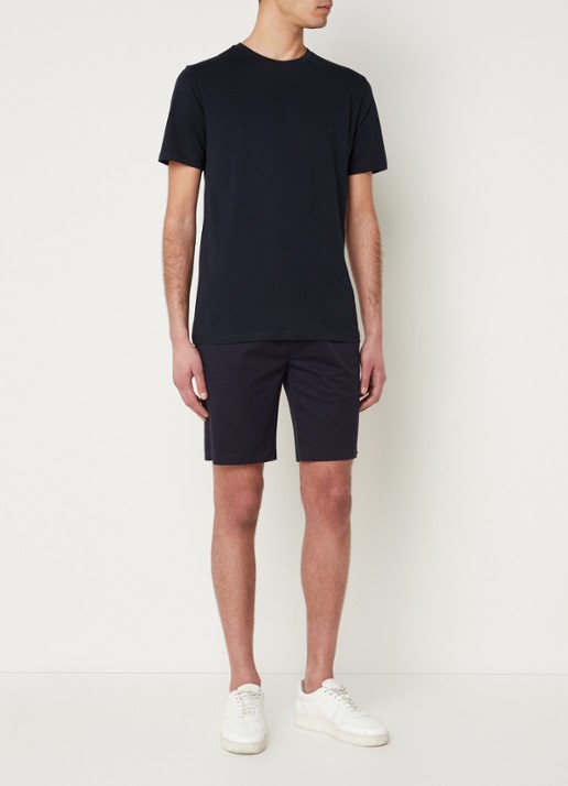 Reiss Bless T-shirt met ronde hals   - voorkant 2 donkerblauw