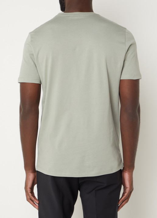 Reiss Bless T-shirt met ronde hals   - achterkant lindegroen