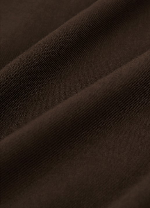 Reiss Bless t-shirt met ronde hals - detail 2 donkerbruin