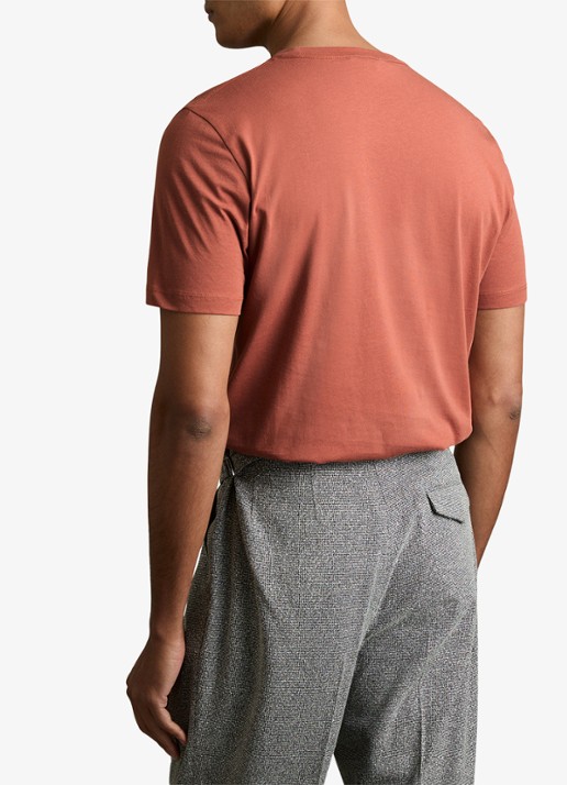 Reiss Bless T-shirt met stretch - achterkant 5 roze