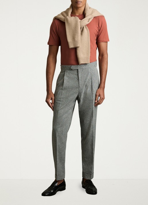 Reiss Bless T-shirt met stretch - voorkant 4 roze