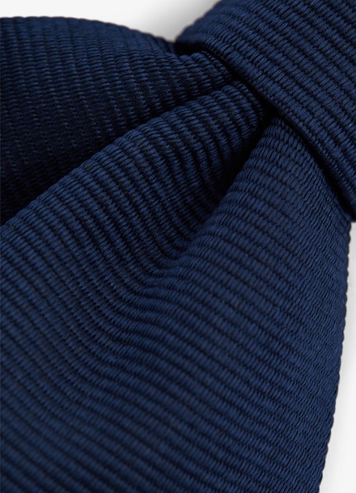 Reiss Boyle vlinderdas van zijde - detail 3 dark navy / blauw