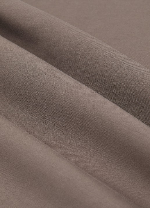 Reiss Bradley T-shirt met ronde hals - detail 3 lichtbruin