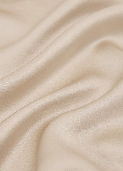 Reiss CATE silk Cowl-Neck Sleeveless Top - detail 4 creme