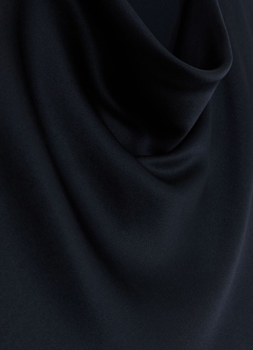 Reiss CATE silk Cowl-Neck Sleeveless Top - detail 2 blauw