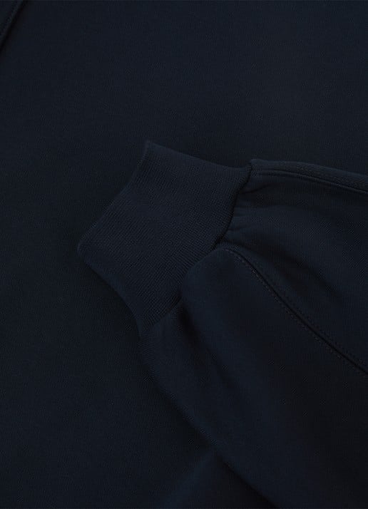 Reiss Charlie sweater met ronde hals - detail 4 donkerblauw