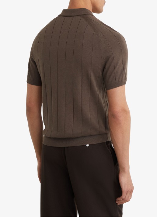 Reiss Chelmsford slim fit polo van merinowol