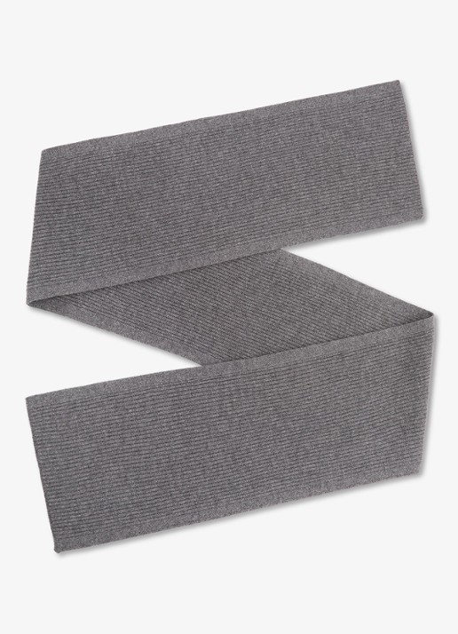 Reiss Chesterfield ribgebreide sjaal van merino wol