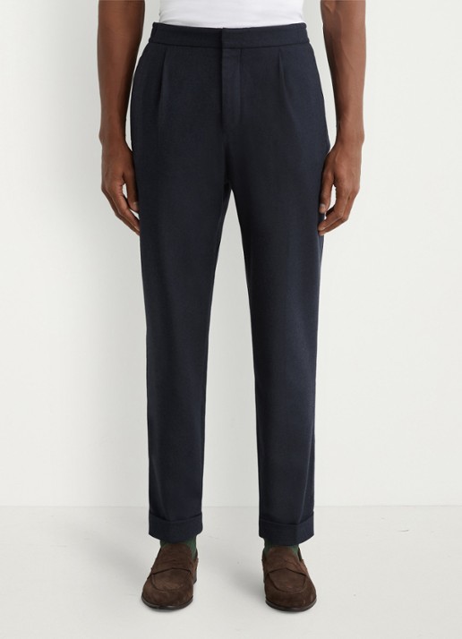 Reiss Cooper pantalon in wolblend met paspelzakken