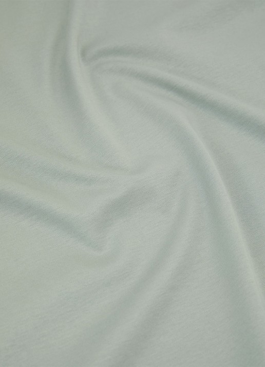 Reiss COUNT Air-Water Cotton Tailored-Fit T-Shirt - detail 3 lindegroen