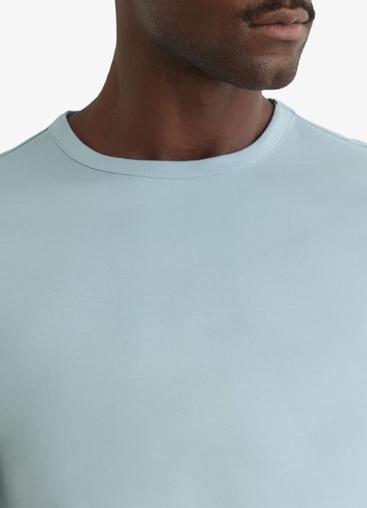 Reiss Count T-shirt met ronde hals - detail 2 blauw