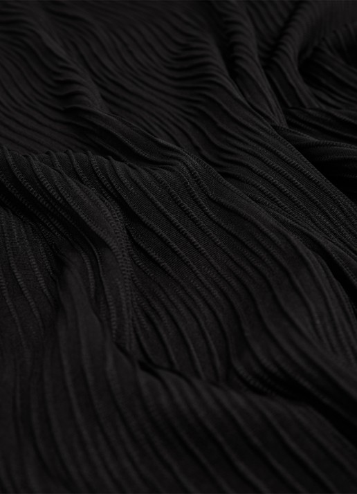 Reiss Cox T-shirt met structuur - detail 3 black / zwart