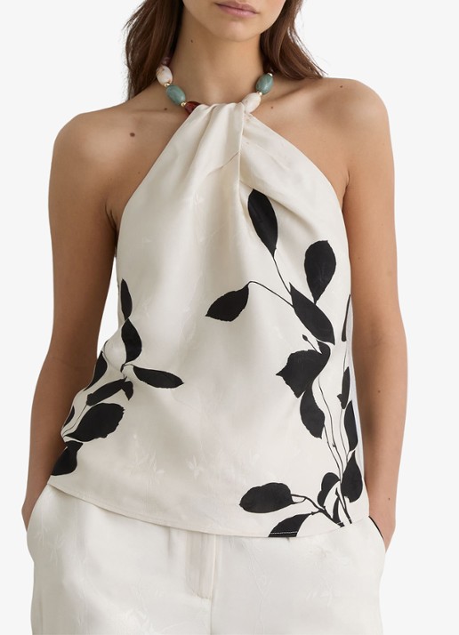 Reiss Delilah top met bloemenprint