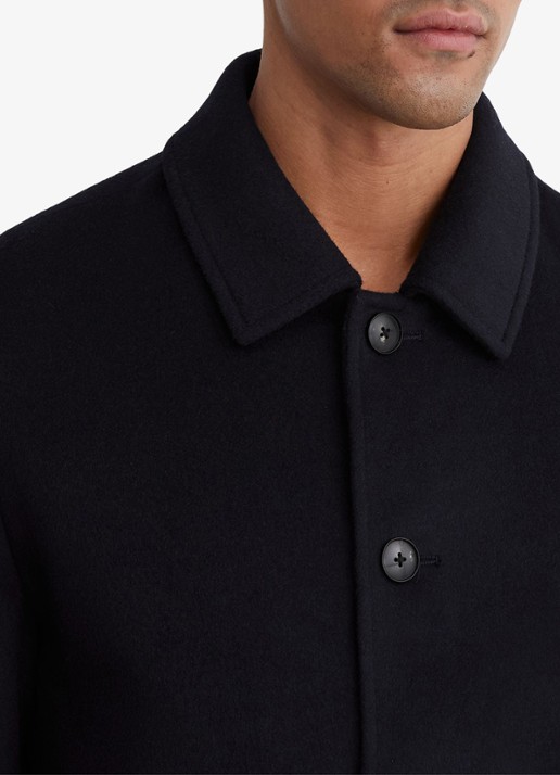 Reiss DELUCA bomberjack in wolblend  - detail 5 navy / blauw