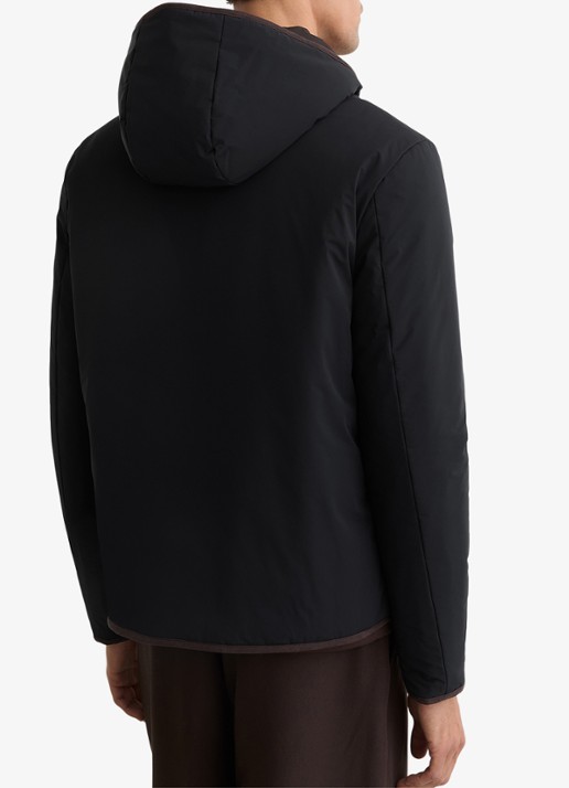 Reiss Devonay reversible gewatteerde jack met gekleurde rand - achterkant multicolor