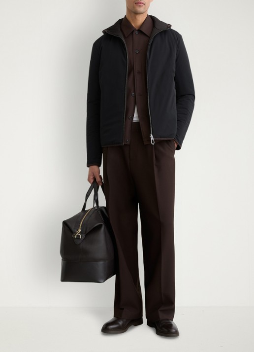 Reiss Devonay reversible gewatteerde jack met gekleurde rand - voorkant 3 multicolor