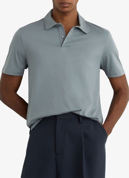 Reiss Earl regular fit polo van katoen