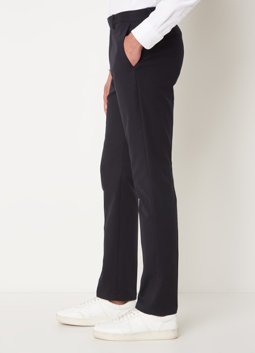 Reiss Eastbury slim fit chino met steekzakken  - detail 2 donkerblauw