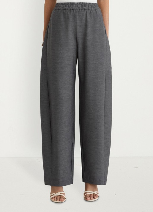 Reiss ELLE high waist straight fit pantalon met steekzakken